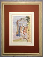 Framed B. Hobson Print