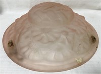 High Relief Glass Lamp Shade