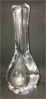 Signed Warff Kosta Boda Glass Vase