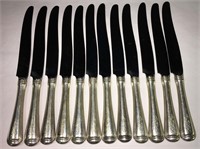 12 Gorham Knives With Sterling Silver Handles