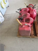 (6) 5-Gal. Plastic Gas Cans