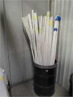 PVC Pipe w/Metal Barrel