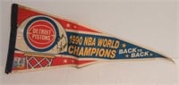 1990 Detroit Pistons NBA World Champions back to