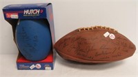 Detroit Lions autographed football by Mike Utley