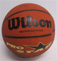 Wilson basketball with Joe Dumars autograph. No