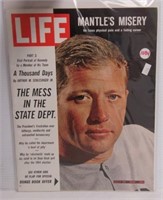 Rare 1965 Life Magazine with Mickey Mantle on