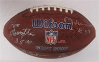 Wilson football with (8) autographs. No COA.