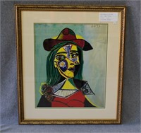 Woman In Fur Hat Giclee By Pablo Picasso