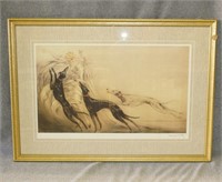 Coursing I  By Louis Icart