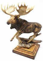 "In His Prime" Moose Sculpture by DD Edwards 2010