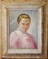 Raffay Portrait Of Young Woman O/C