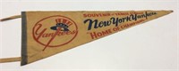 Vintage New York Yankees Pennant K15D