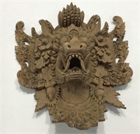 Indonesian Wall Wood Mask Carving K7B