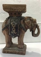 Small Wooden Elephant Side Table K8A