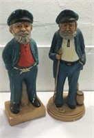 Vintage Ceramic "Old Men of the Sea" Figures K8A
