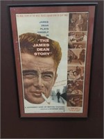 The James Dean Story Movie Poster (Framed)