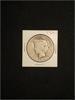 1924-S Peace Silver Dollar - San Francisco Mint