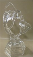 Vintage Glass Art Deco Female Form Figure