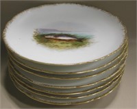 Lot Of 7 Limoges Fish Collectible Plates - 8.75"
