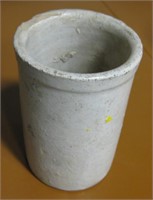 Small Vintage Salt Glazed Beige Stoneware Crock