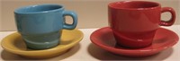 Bistro Coffee Cup Set Of 6 w/ Stand