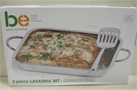 Basic Essentials 2 Piece Lasagna Set NIB