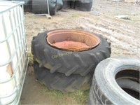 2 X Pair Of Tractor Wheels