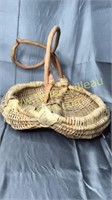 Handcrafted basket 16x18in