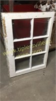 6 pane window with handle