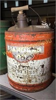 Vintage standard oil can 5gal