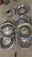 8 spoke hubcaps