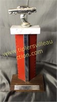 1969 Ripley drag strip car trophy red 13in
