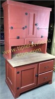 Primitive Americana kitchen cabinet 45x27x73h