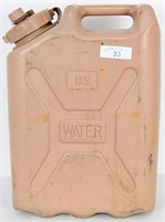 Military Water / Jerry Can 5 Gallon 20L Desert Tan