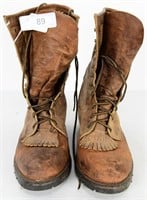 HH Aeroglide 7 DSS Leather roper Boots Sz 10