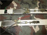 1960s Era Military Cross Country Skis & Scow