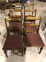 LOT OF 6 CHAIRS
