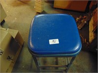 Blue Counter Stool