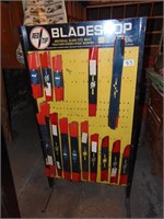 Red Tip Mower Blade Display