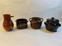 4 Stoneware Pottery Items