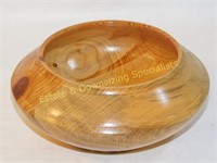 Hand Carved Colorado Beetle Kill Pine Bowl Signed