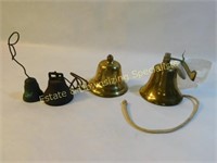 4 Brass Vintage Bells