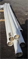 6" plastic pipe 20' sections