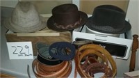 Hats, Belts