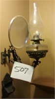 Kerosene Lantern with Mirror, Matchbox