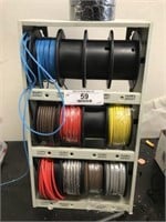 Lot of Machine Wire w/Rack