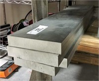 4 Solid Blocks of Aluminum