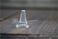 German Nazi Sterling Silver Swastika Pin