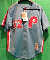 AUTHENTIC MITCHELL & NESS SIGNED STEVE CARLTON,