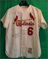 AUTHENTIC MITCHELL & NESS STAN MUSIAL SIGNED